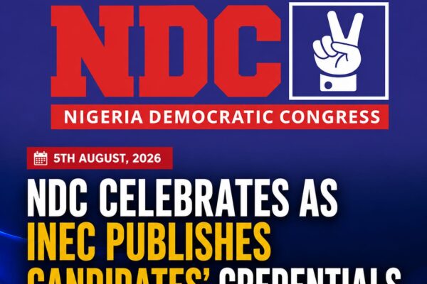 NDC celebrates INEC uploads