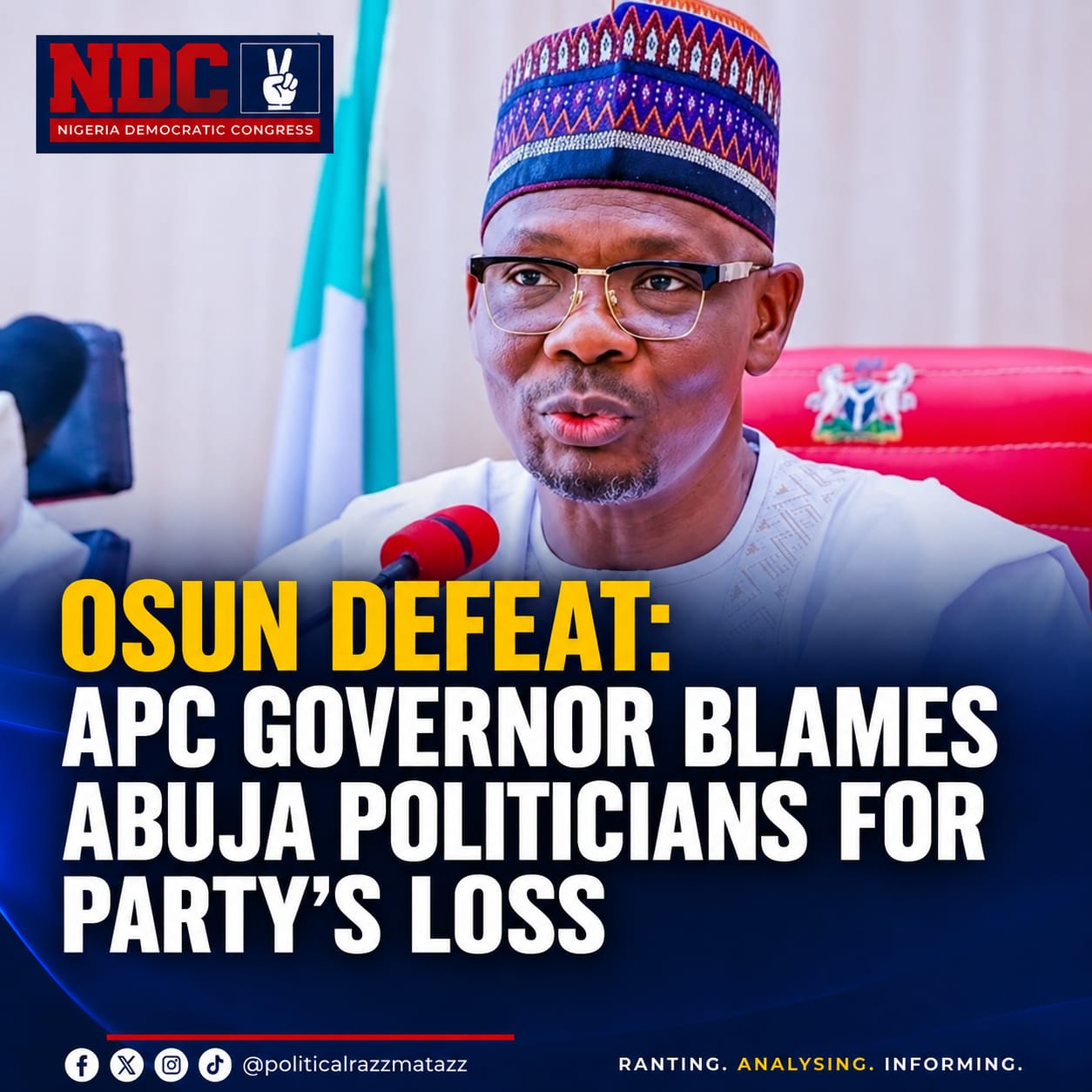 Abuja Politicians and the Fall of the APC in Osun