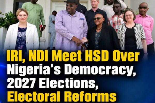 IRI and NDI Meet HSD to Discuss Democracy and the 2027 Elections
