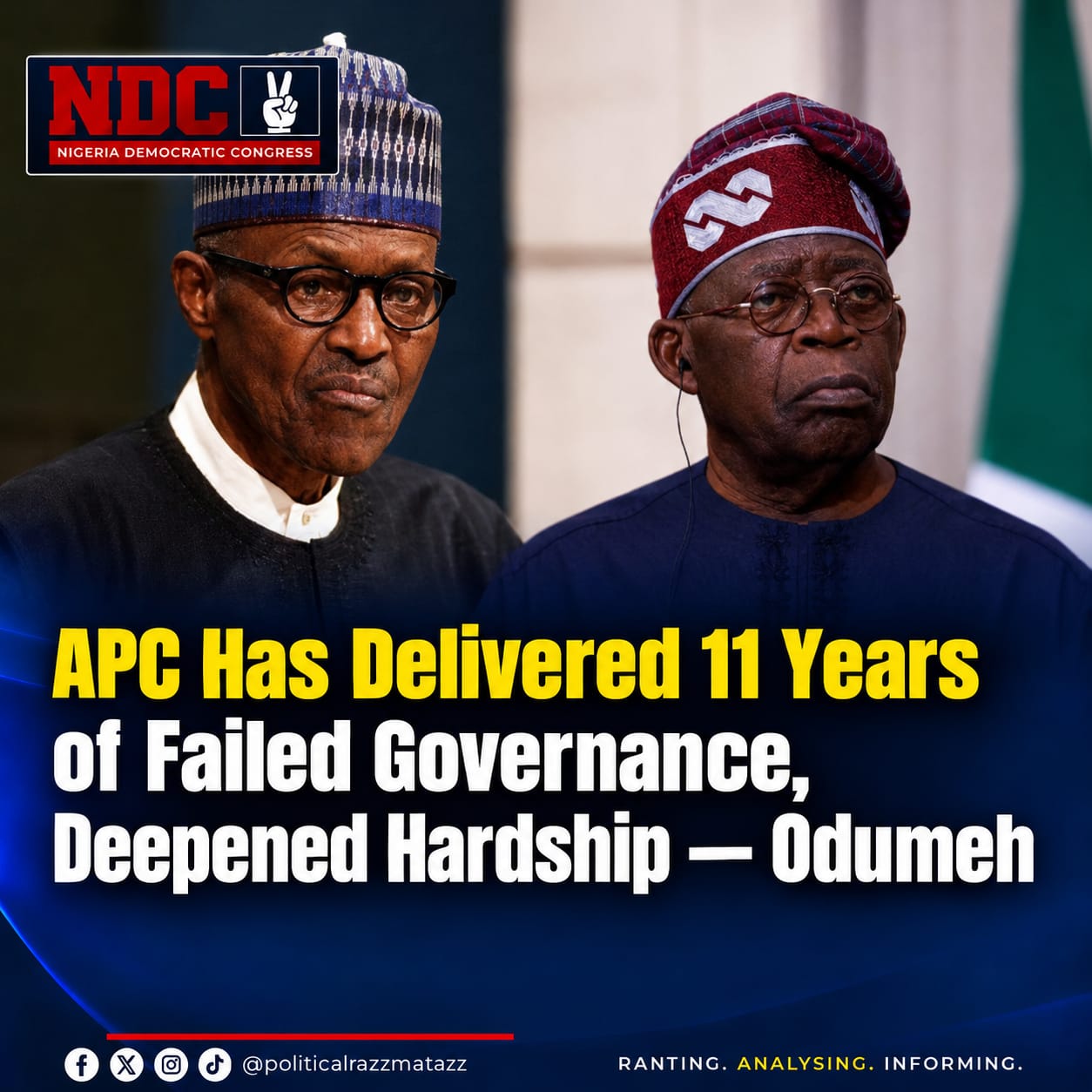The Failed Legacy of APC Governance in Nigeria