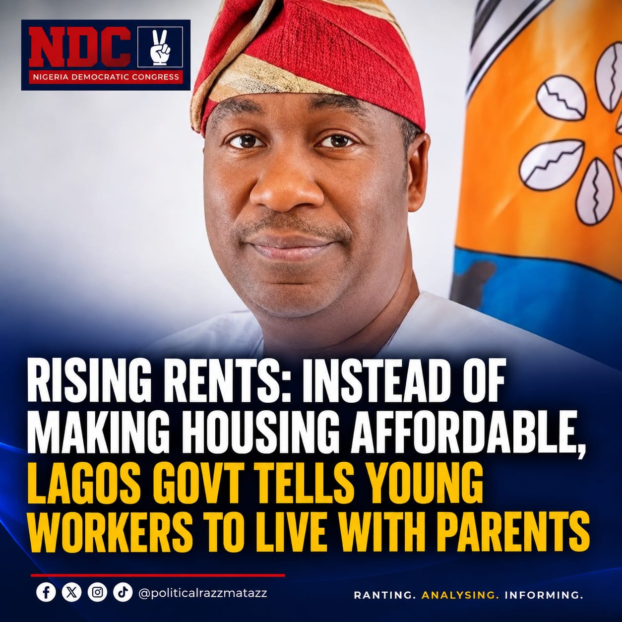 Lagos Government Tells Young Workers to Live With Parents Amid Worsening Housing Crisis