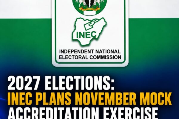 INEC Plans November Mock Accreditation Exercise Ahead of 2027 Polls