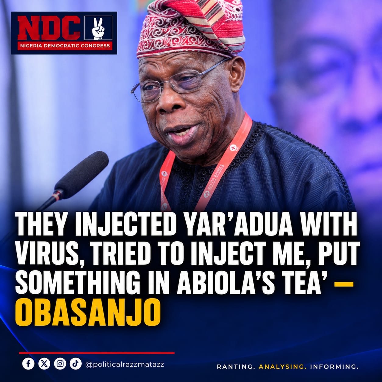 Obasanjo Exposes Dark History of Political Elimination in Nigeria