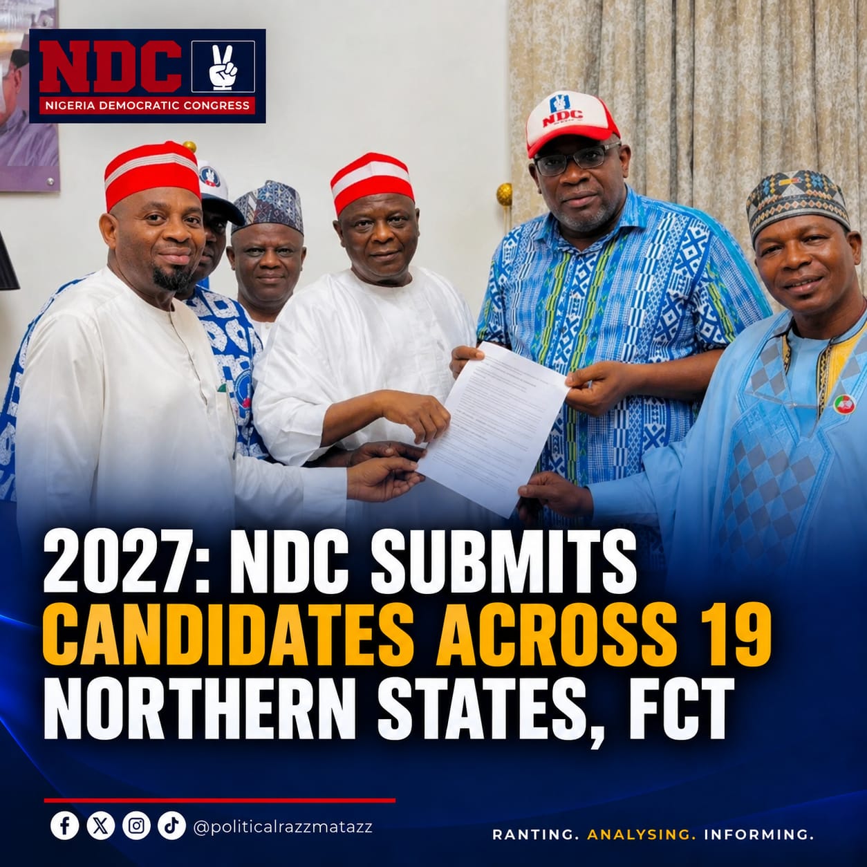 NDC Submits Northern Candidates to Senator Seriake Dickson
