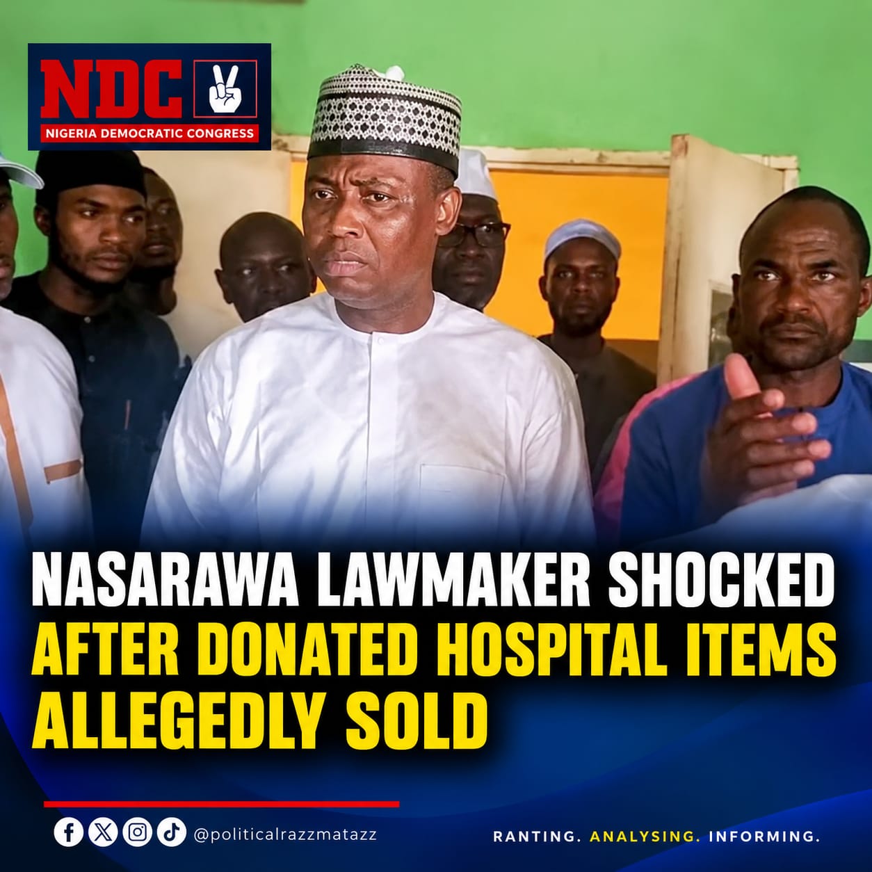 Outrage as Donated Hospital Items Allegedly Disappear and Get Sold in Nasarawa