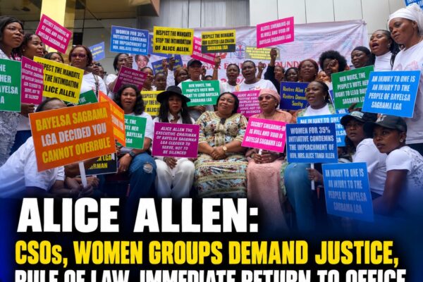 Women Groups and CSOs Demand Justice for Alice Allen