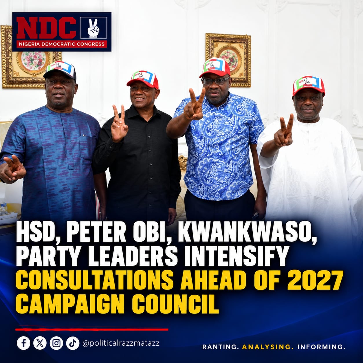 Peter Obi, Kwankwaso, and Party Leaders Finalise Plans for Campaign Council Unveiling