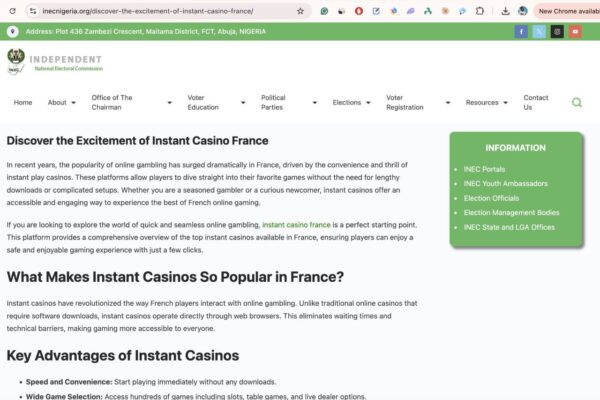 If Casino Ads Can Enter Nigeria’s Election Portal, What Stops Fake Results?