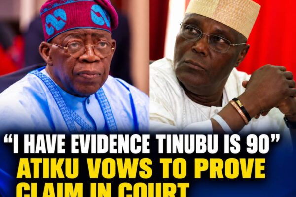 "I Have Evidence Tinubu Is 90" — Atiku