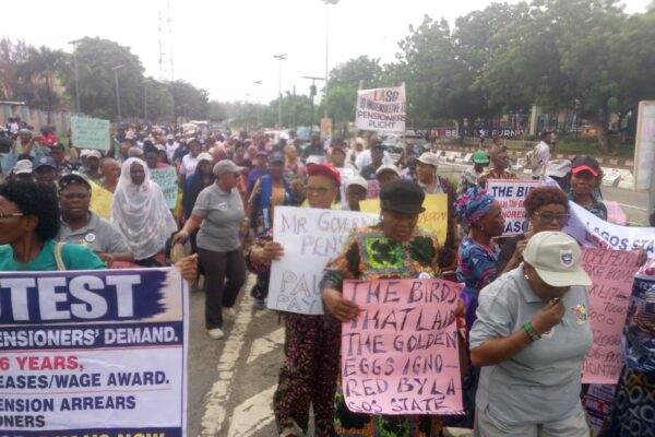 Outrage in Lagos as Police Tear-Gas Pensioners