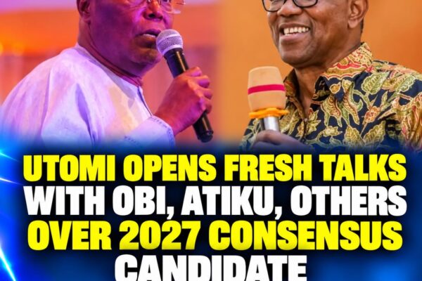 Inside Utomi’s High-Stakes Push for a 2027 Consensus Candidate