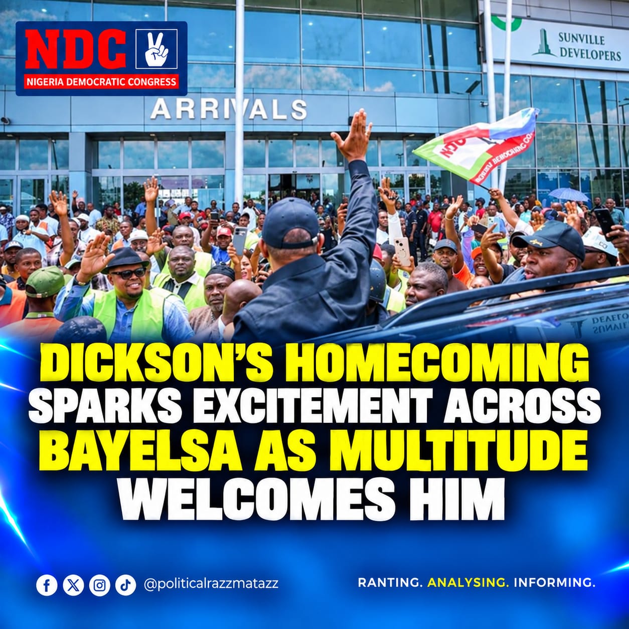 Seriake Dickson’s Homecoming Stirs Raw Excitement Across Bayelsa